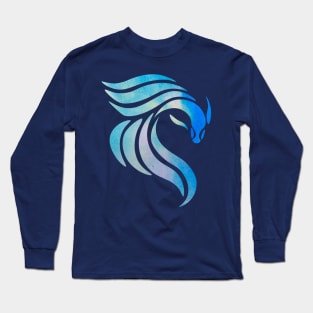 Watercolor Artistic Betta Fish Long Sleeve T-Shirt